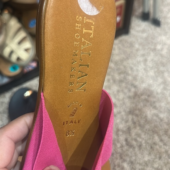 NEW Italian Shoemakers Fuchsia and Brown Sandals size 81/2 - Picture 7 of 8